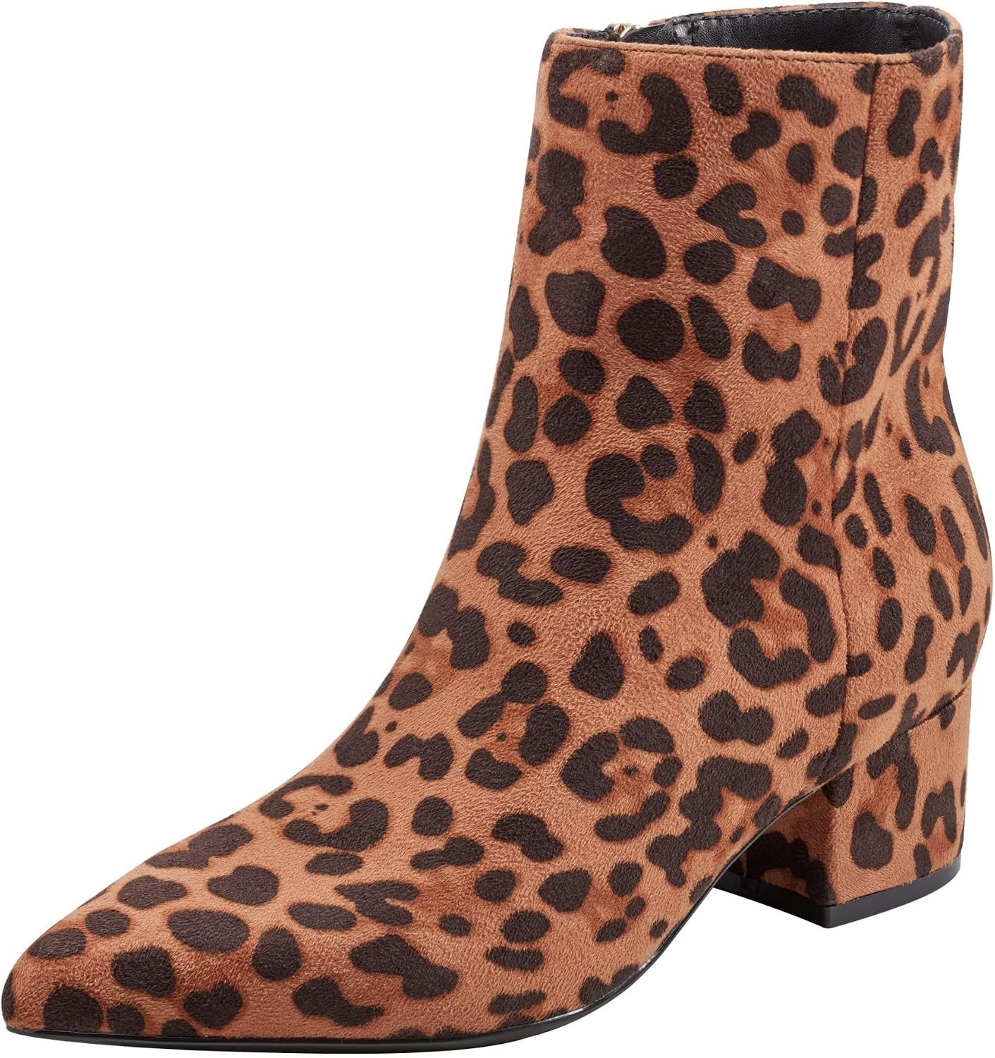 Marc Fisher Women’s Gismo Block Heel Dress Booties Leopard 200