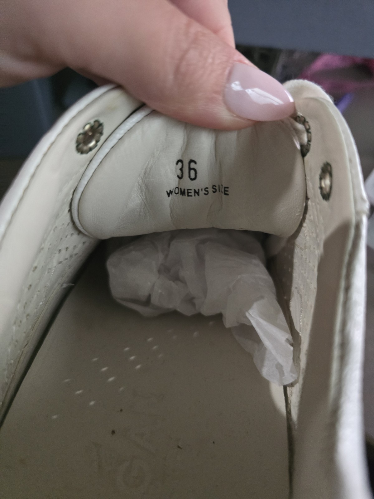 Hogan Interactive Women’s H Bucata White Leather Sneakers Size 36 with Box