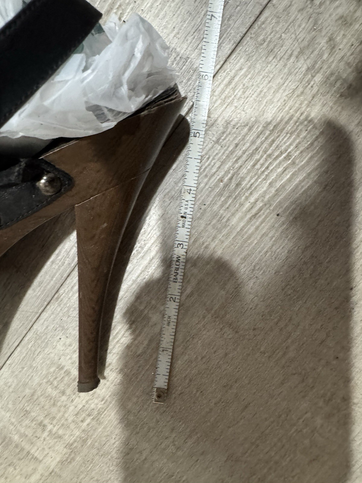 Jessica Simpson Heels Black W Silver Beads Ankle Strap Open Toe