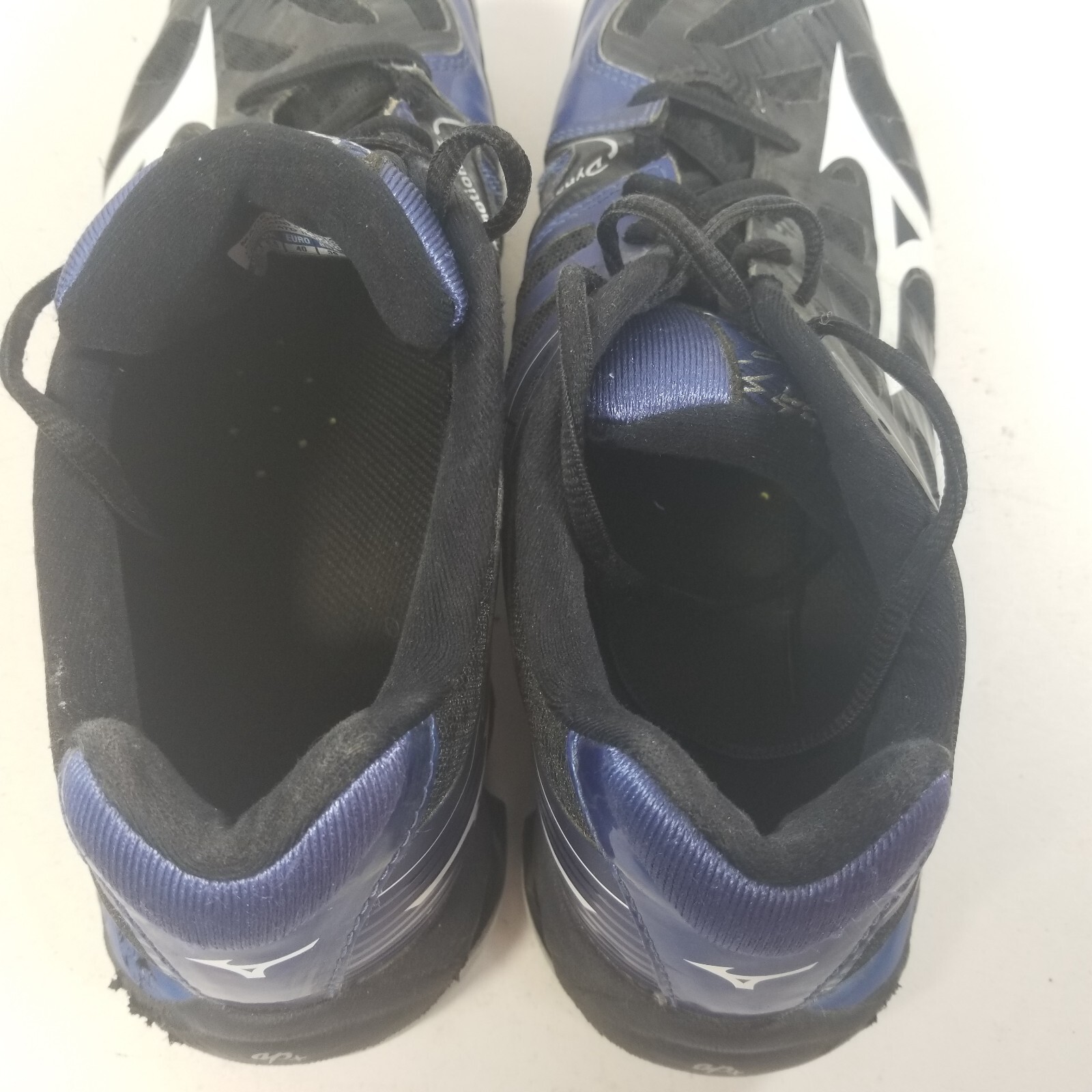 Mizuno Wave Lightning RX3 Black Blue Running Shoes Women’s Sz 9
