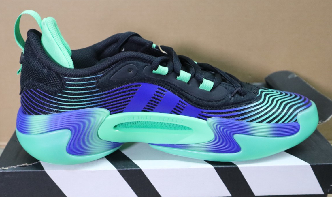 adidas Exhibit Select 2.0 Pro Basketball Blue, Green Sneakers Women’s Size 9.5