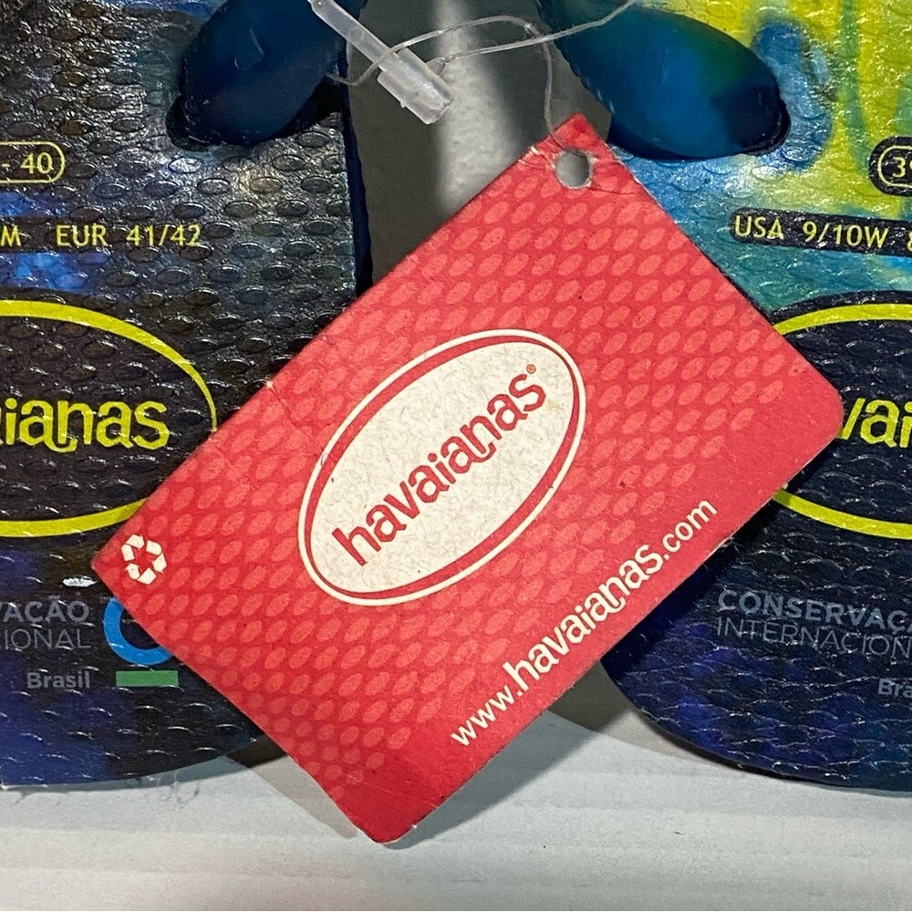 havaianas Conservation International Flip Flop Sandals Marinho/Azul Beach Vacay