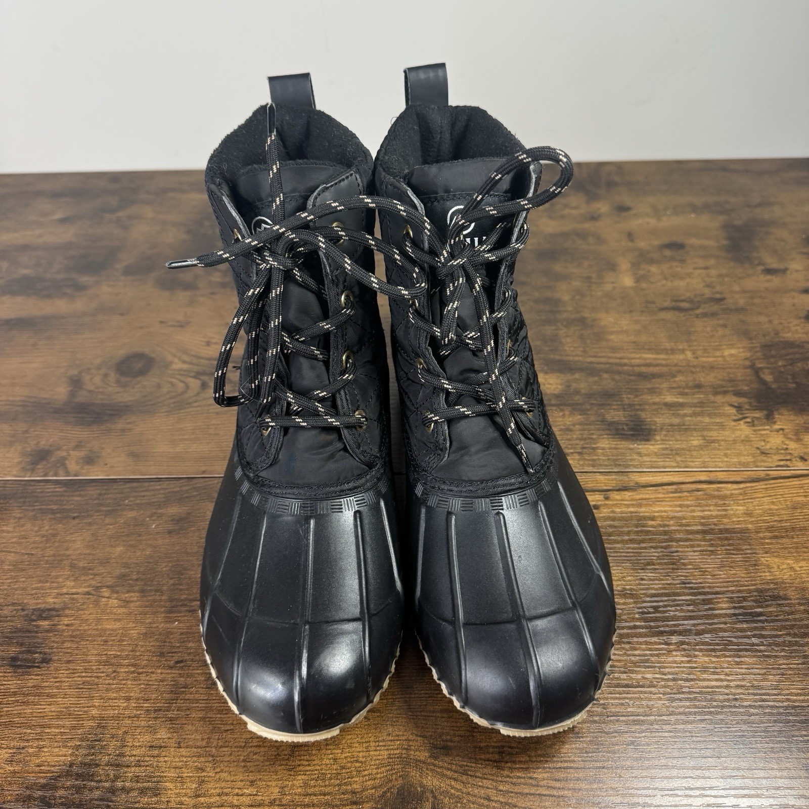 Magellan Outdoors Quilted Duck Boots Women’s Size 10B Waterproof Shell Black