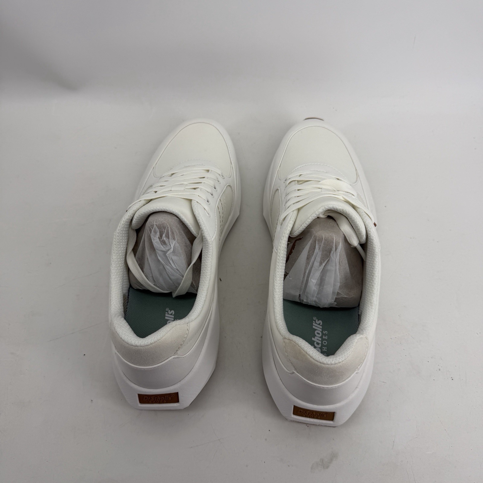 Dr. Scholl’s Womens Hannah Retro Fashion Sneakers White Size 9.5 Odor Control