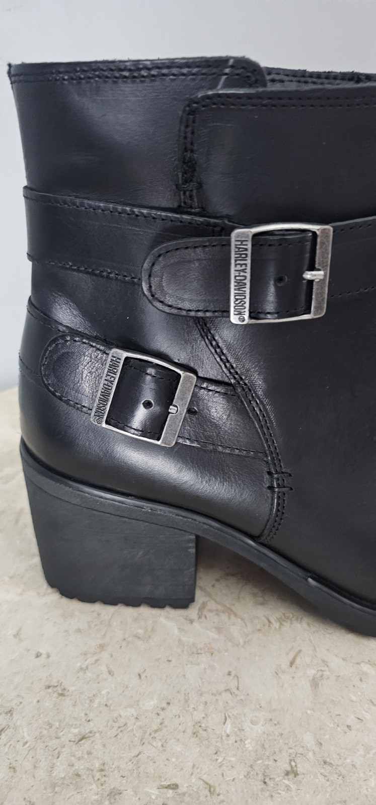 Harley-Davidson Boots Womens 9.5 Black Lalanne Harness D84711 Leather Motorcycle