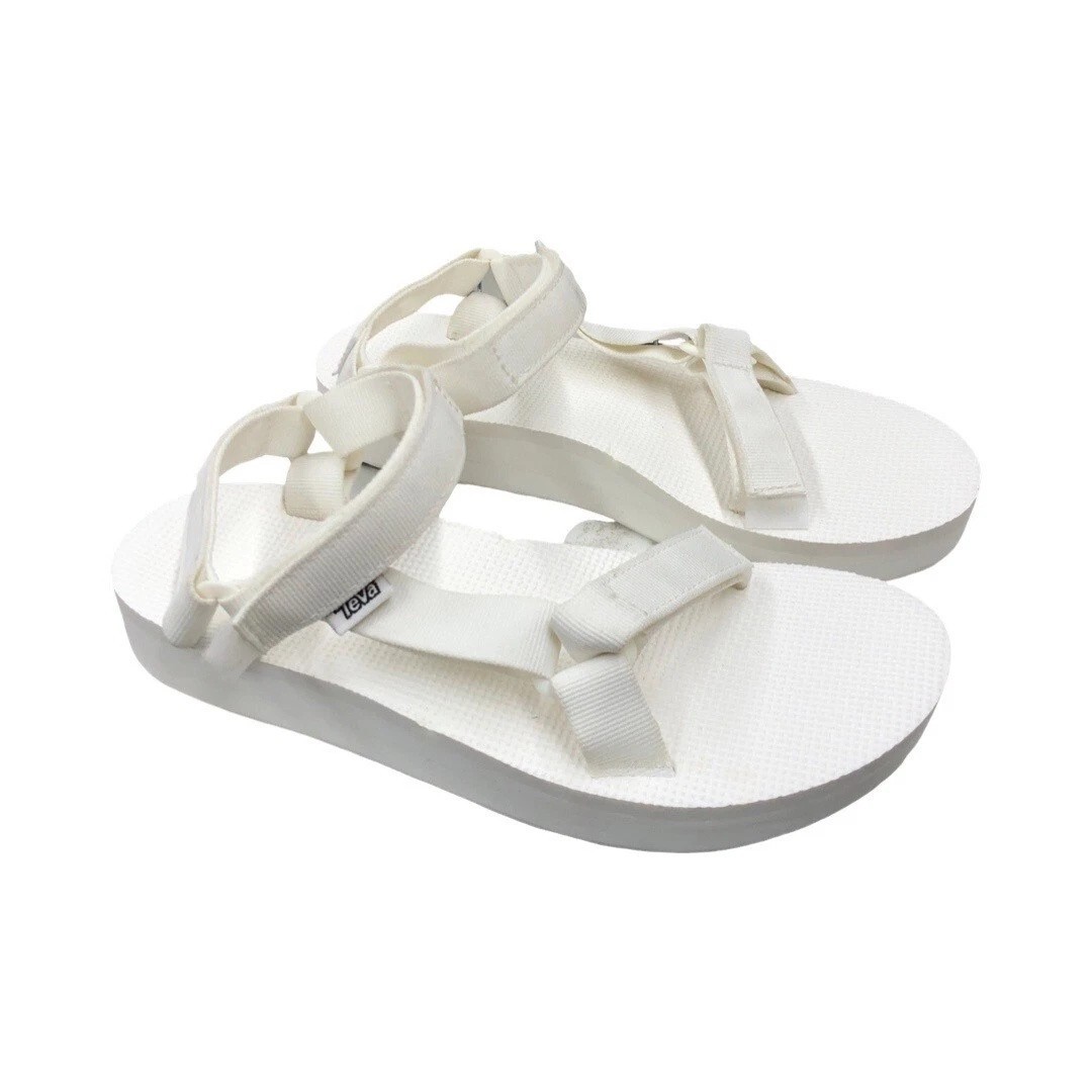 Teva Women’s Midform Universal Bright White Sandals 1090969 Stains Size 11