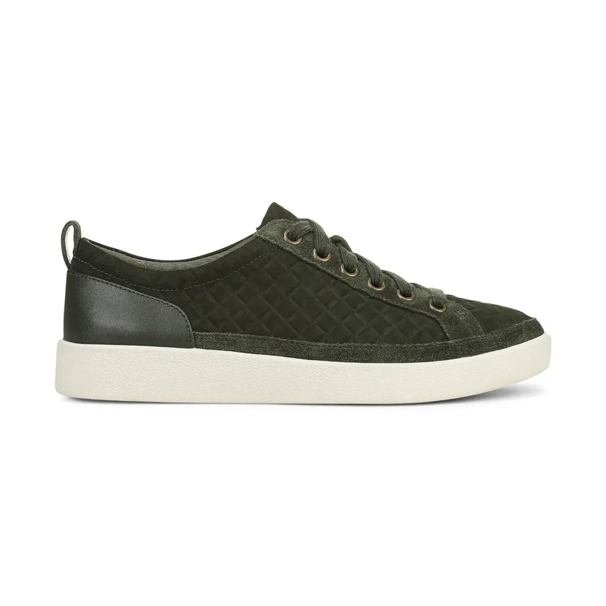 Vionic Winny Sneaker, Olive Moss Leather – US Stock, No Import Fees
