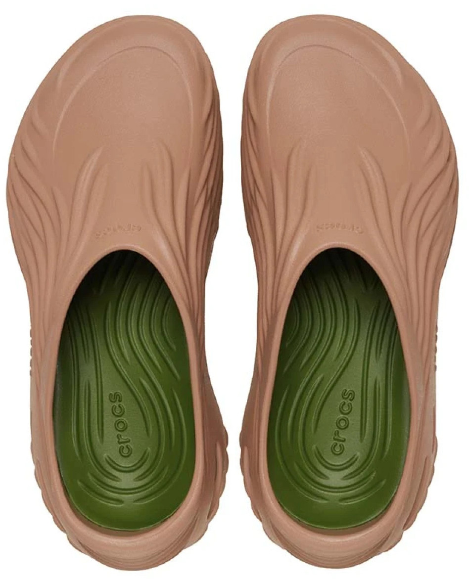 Crocs Unisex-Adult Pull-On Echo Wave Clogs, Cork Brown, M10 | W12