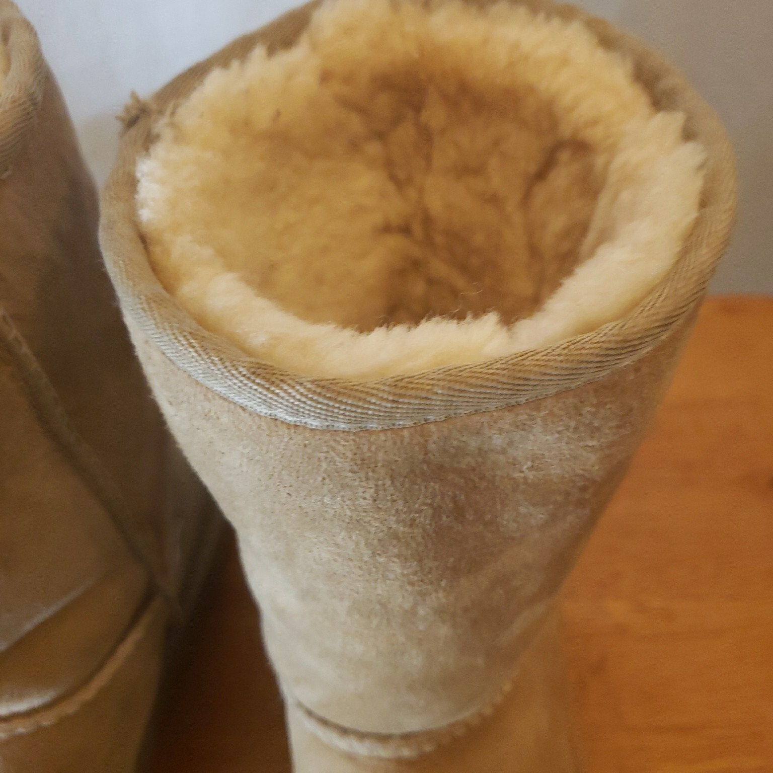 Ugg Boots 7 Left 8 Right Women Light Tan Mismatched Size