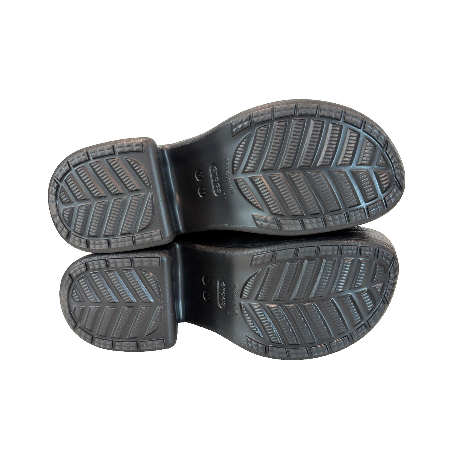Crocs Siren Clog Chunky Black Platform Women’s 13 (Men’s 11) Unisex Y2K Grunge