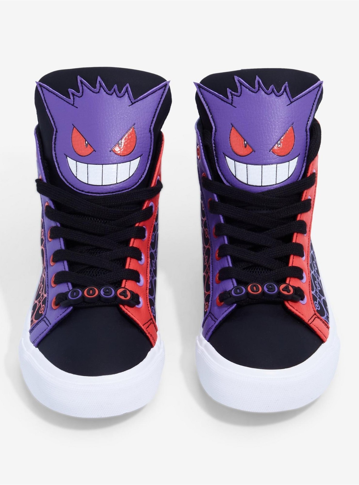 Official Pokemon Gengar High Tops Sneaker Shoes New Size 8 Hot Topic