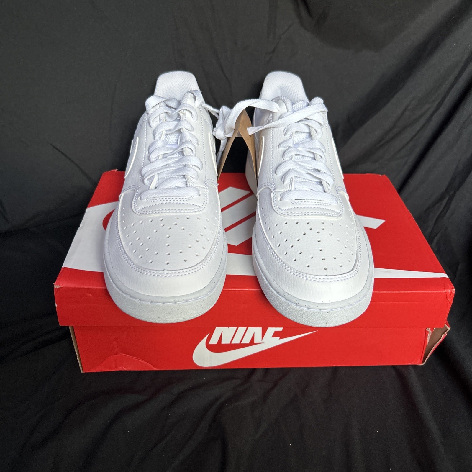 Nike Court Vision Next Nature Low Triple White Women’s Leather DH3158-100