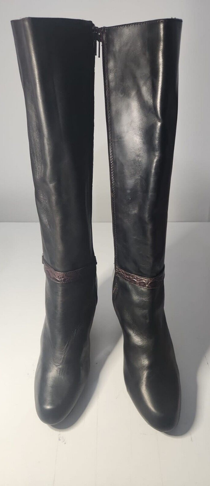 Women’s Sudini Leather Long Boots (Size 9.5M)