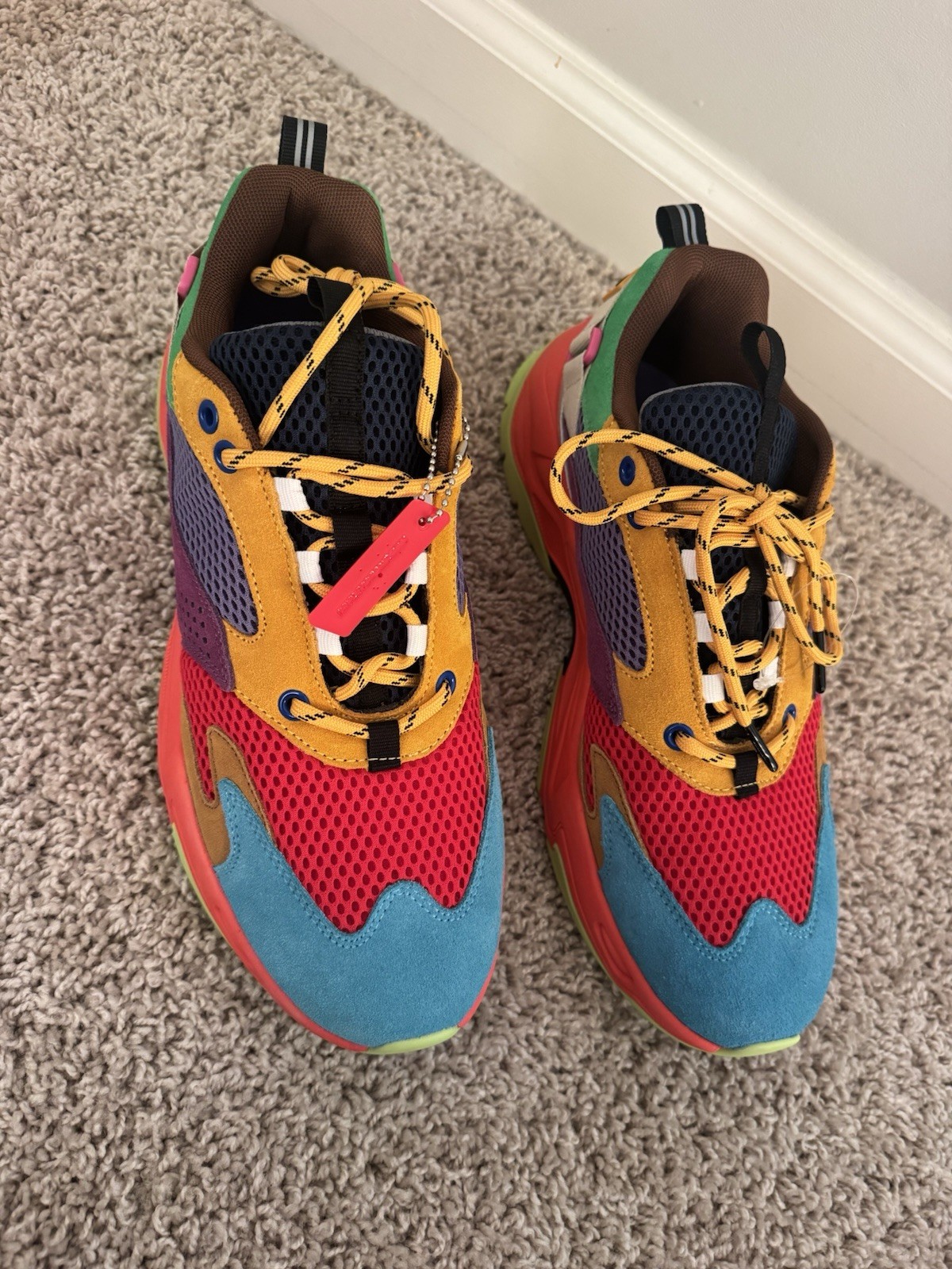 Multicolor Chunky Sneakers “Triple 777” – Street Style
