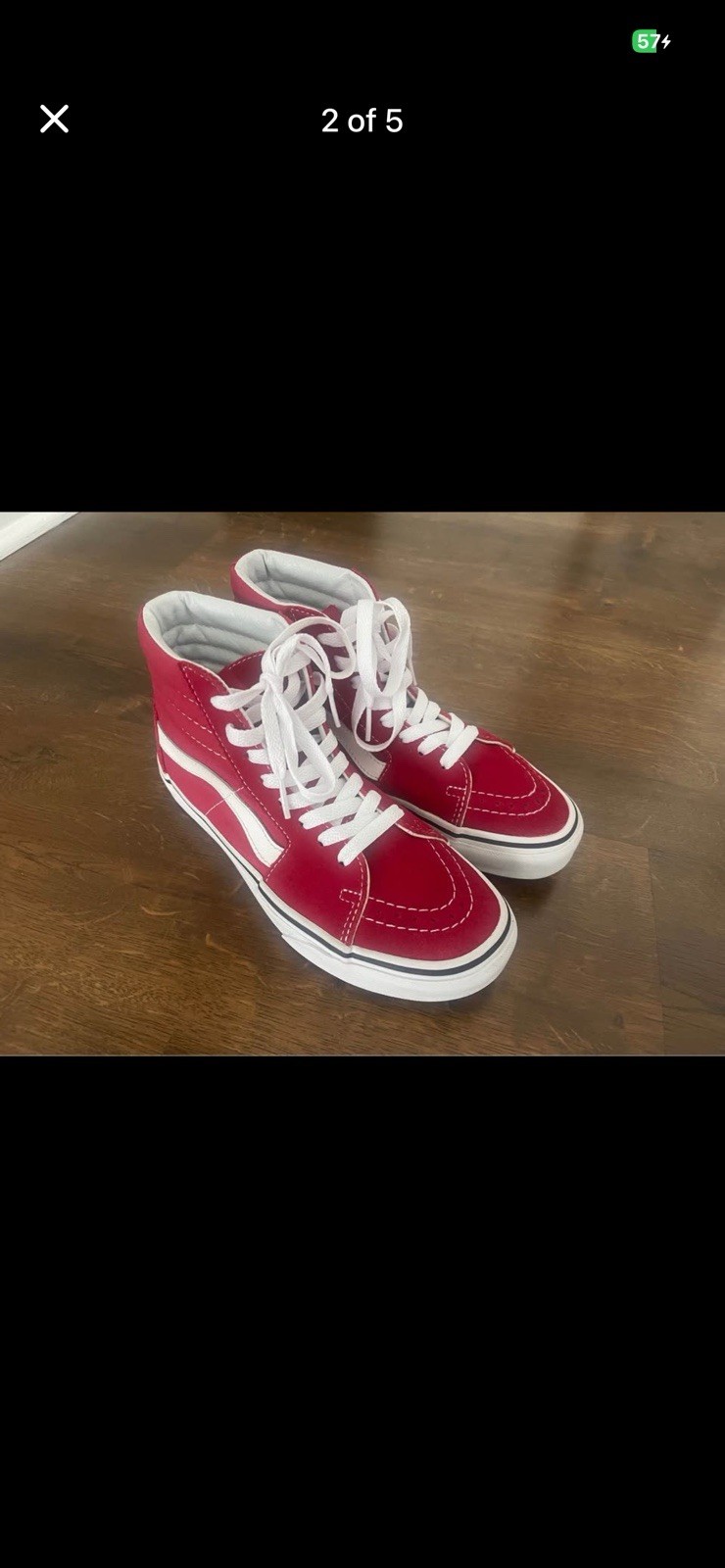 High top Vans (7 Women’s/5.5 Men’s)