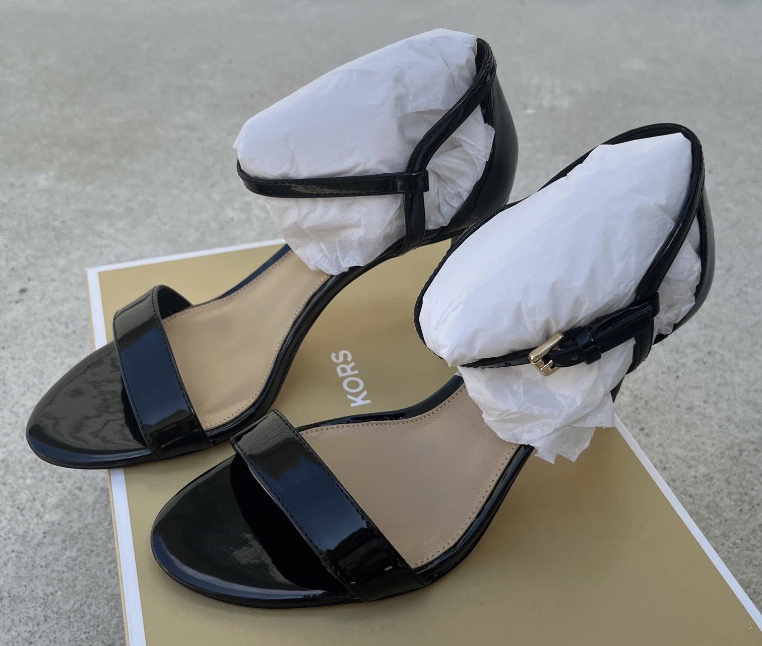 Michael Kors Sandal Pump Heels Size 5 M Special Occasion Simone Mid Heels