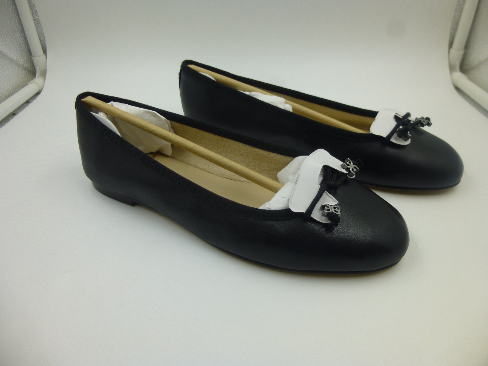 Sam Edelman Women’s Felicia Luxe Flats Size 6.5 Black Leather