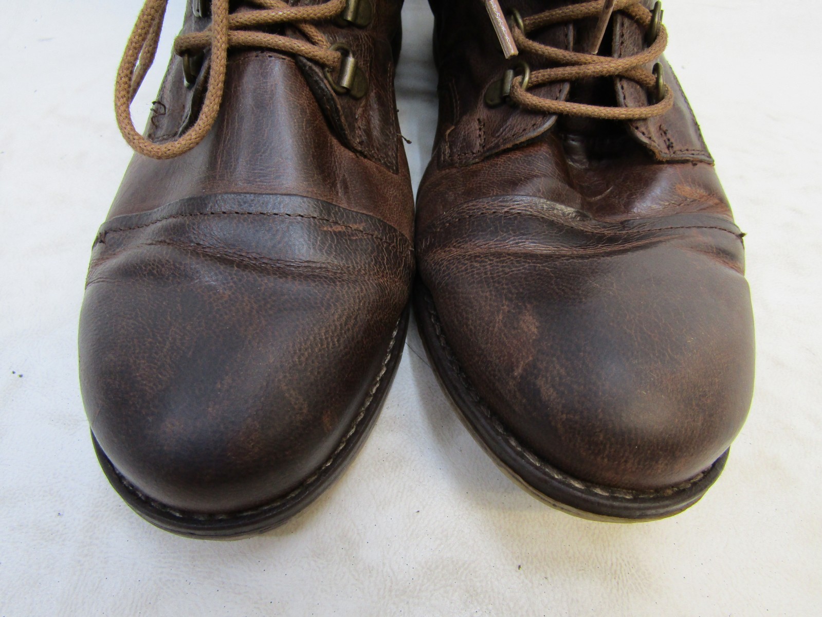Josef Seibel Size 40 EUR Brown Leather Lace Up Ankle Fashion Boots Booties