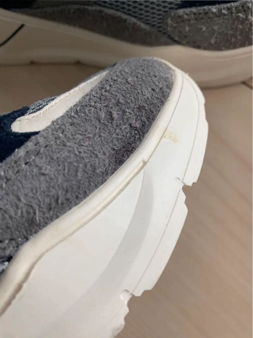 D.A.T.E. FUGA Sneakers Gray 22.5cm Layered Design Women’s Shoes