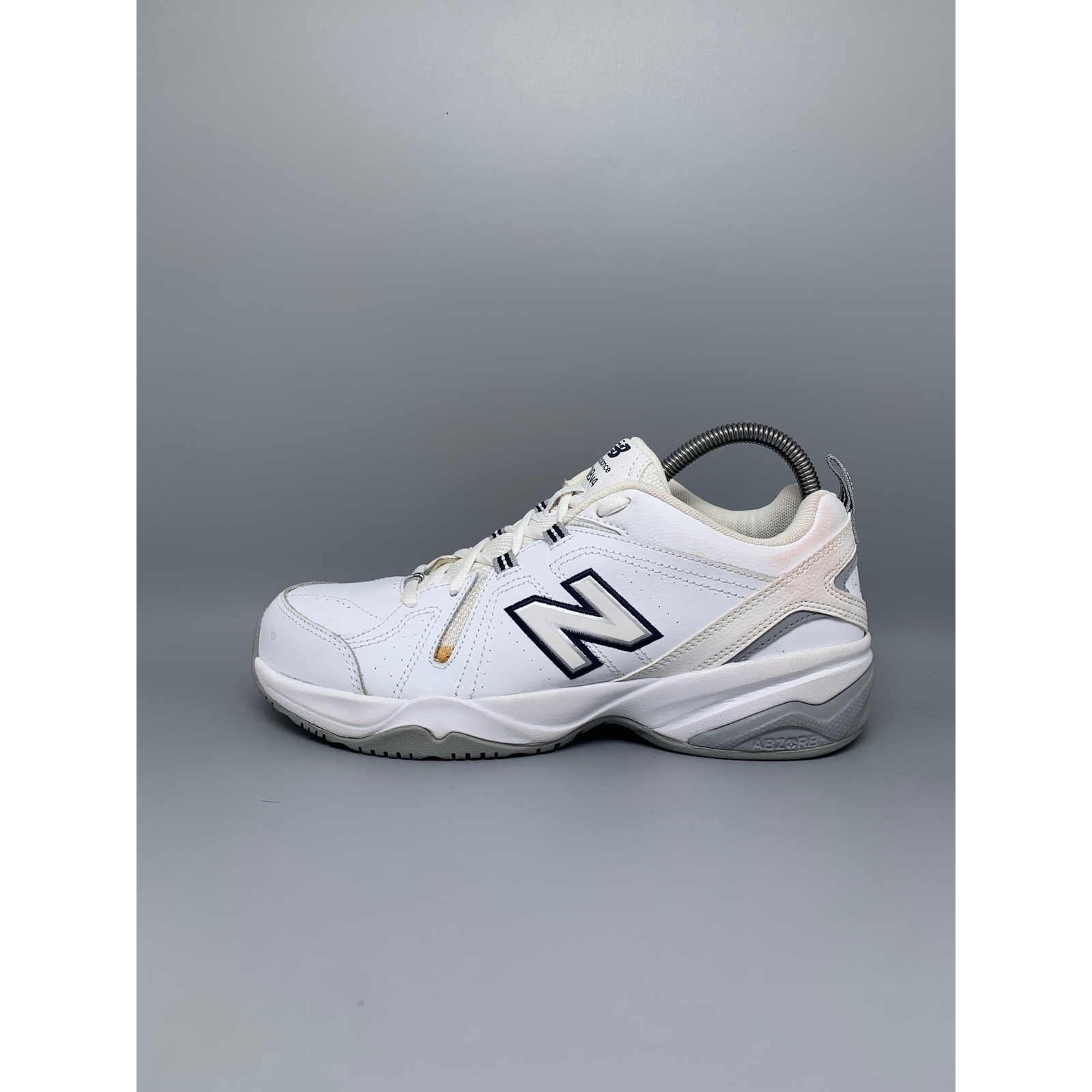 New Balance 608v4 White Navy Training Shoes WX608W4 Women’s Sz 9