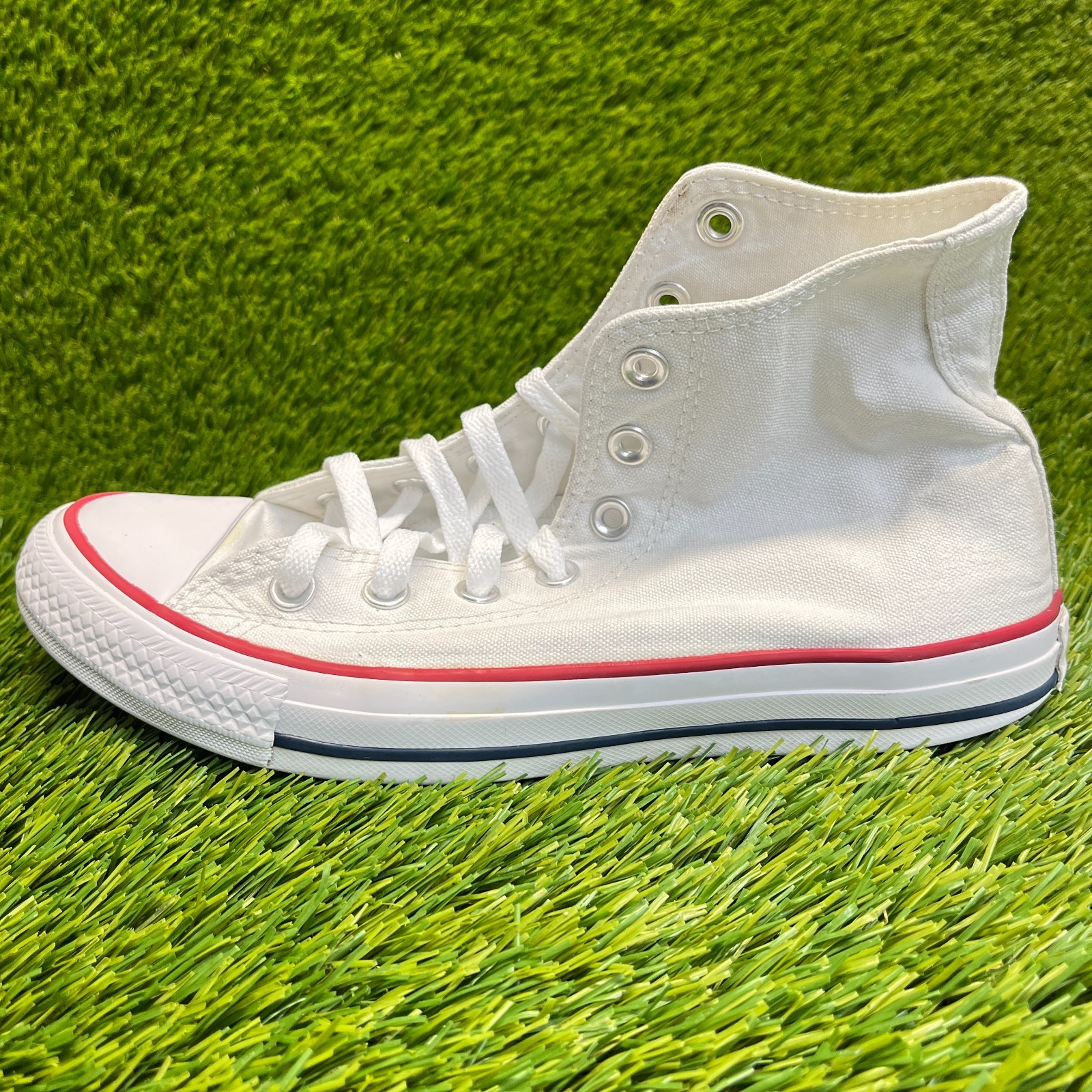 Converse Chuck Taylor All Star Hi Womens Size 8 White Athletic Shoes Sneakers