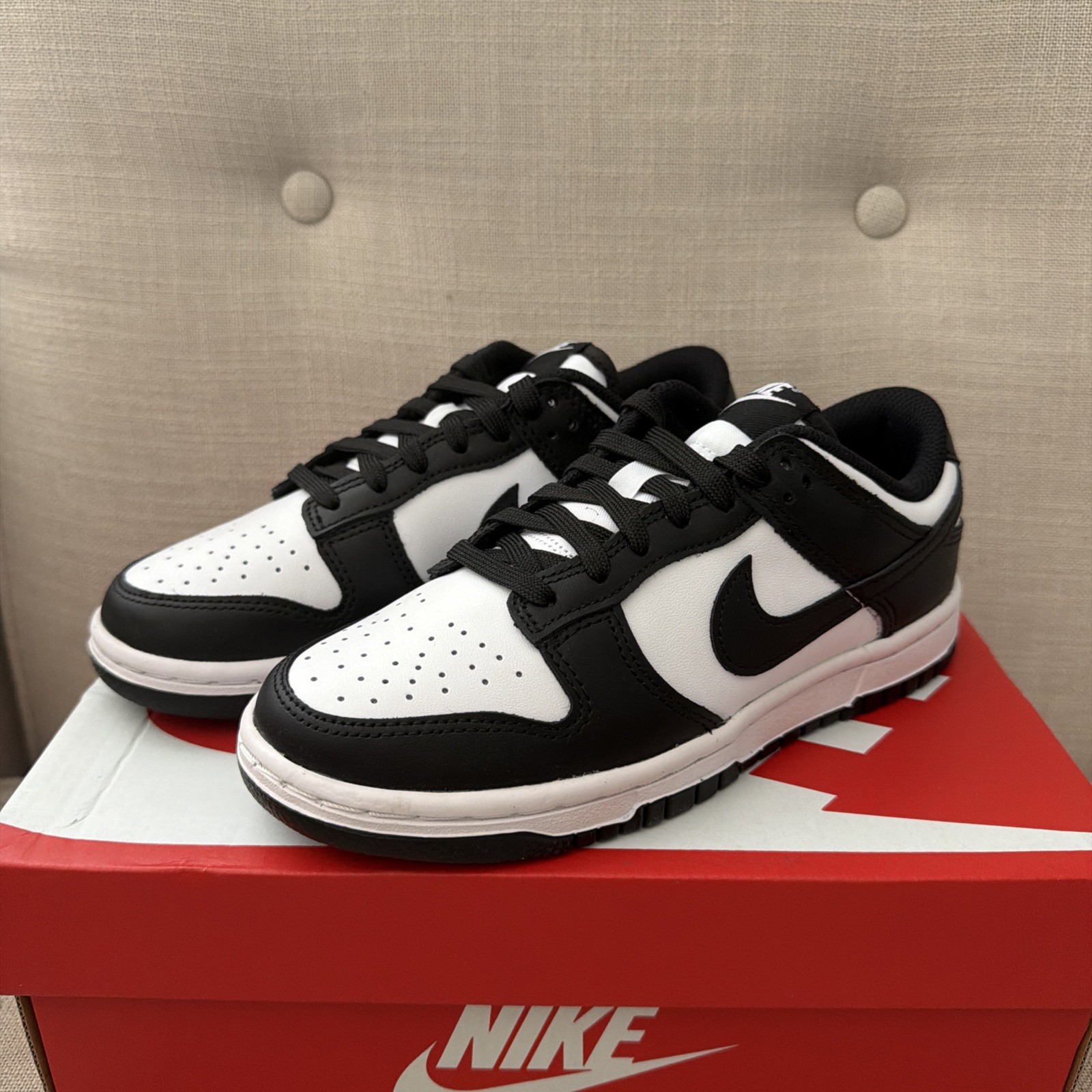 Nike Dunk Low Retro White Black Panda DD1503-101 Sneakers Shoes WOMENS Size 5