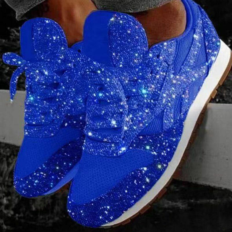 Women Flat Sneakers Casual Female Lace Up Platform Comfortable Plus Size