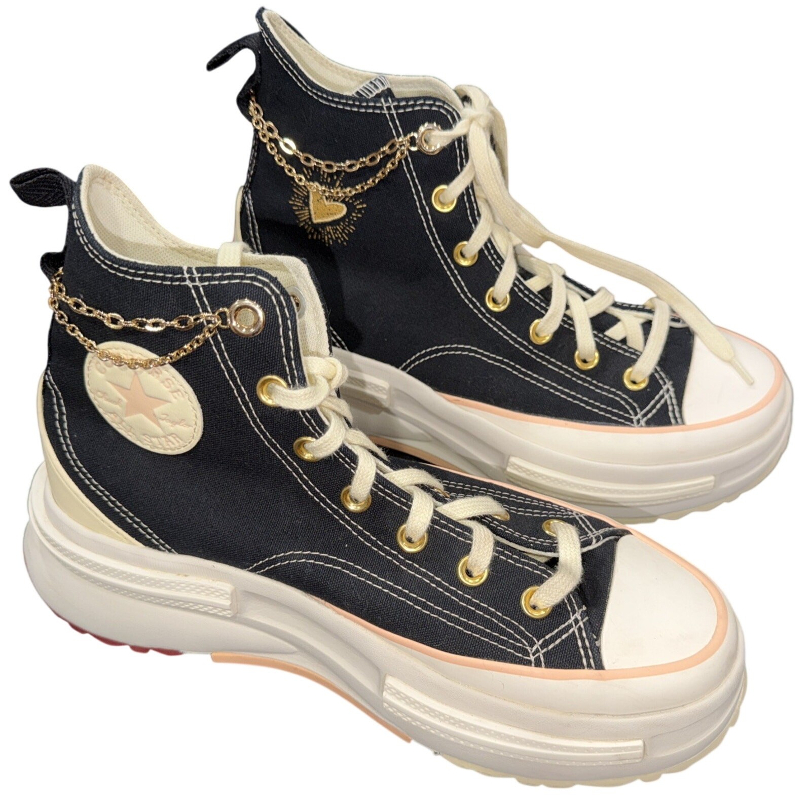 Converse Run Star Legacy CX Valentine Gold Chain Platform W9 M7.5 A05137C