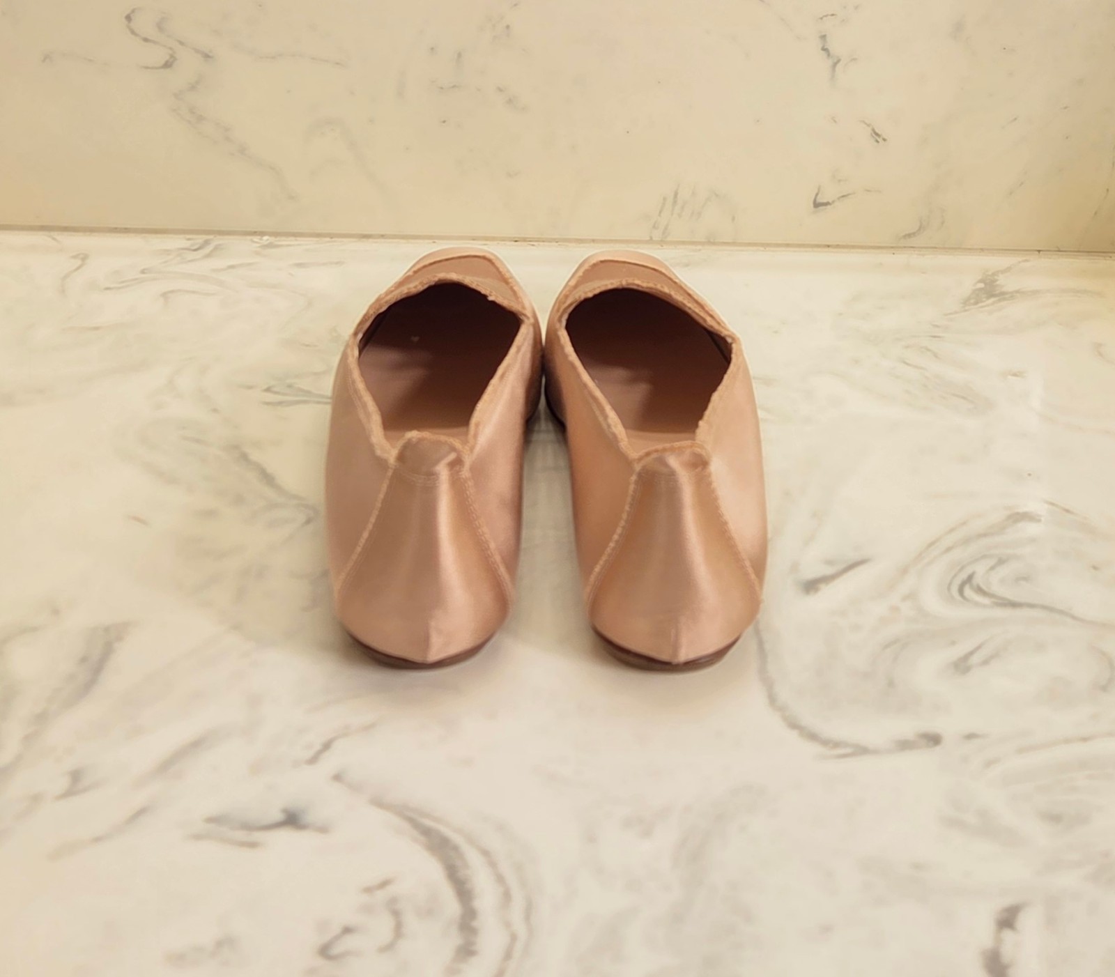 New! Pedro Garcia ‘Tamer’ Loafers Bisque Satin Womens 10 US 40 Eur. MSRP $550