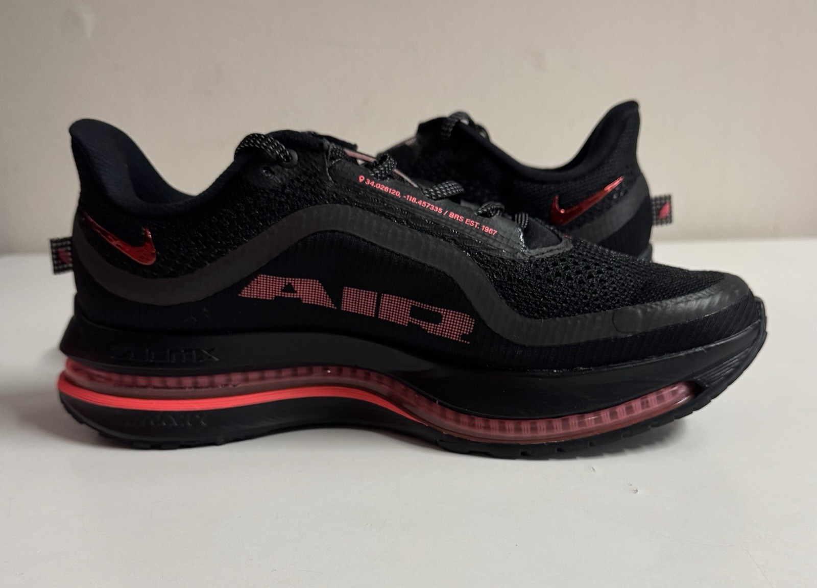 Nike Air Zoom Pegasus Premium Women’s Sz 10.5/ Mens Sz 9 Hot Lava HQ2593-010 NEW