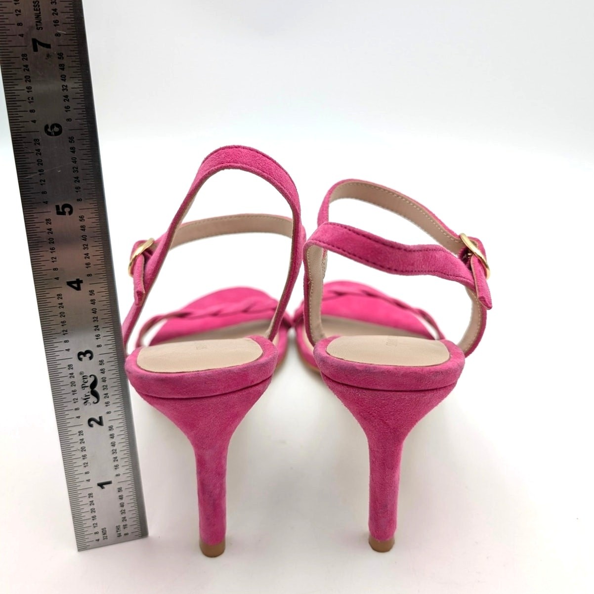 Stuart Weitzman Dancer Twistie Suede Sandal Women’s Pink Size US6 EU36.5