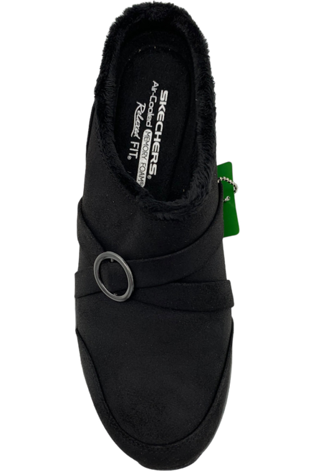 Skechers Commute Time Chenille-Lined Vegan Clogs Cozy Black