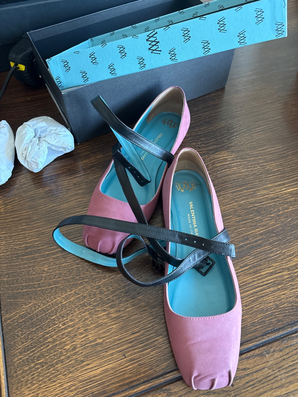 Valentina Rangoni/ balet Flats/ 9/40/mauve/ made in italy/ same as pic