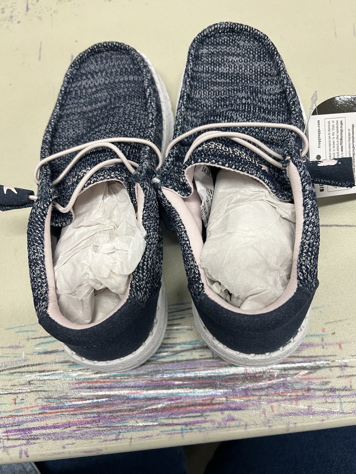 Frogg Toggs Shoes Blue With Pink Inside Size 5 Women’s