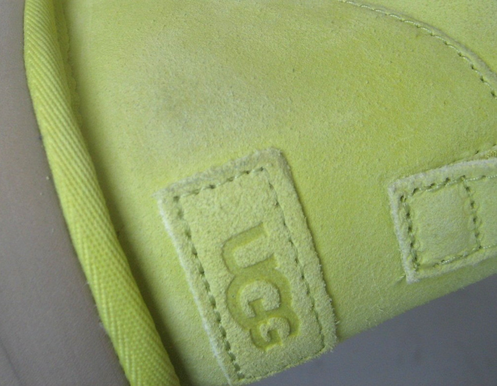 UGG Women’s Classic Ultra Mini Platform Yellow Boots Size 12 1135092 NEW $169