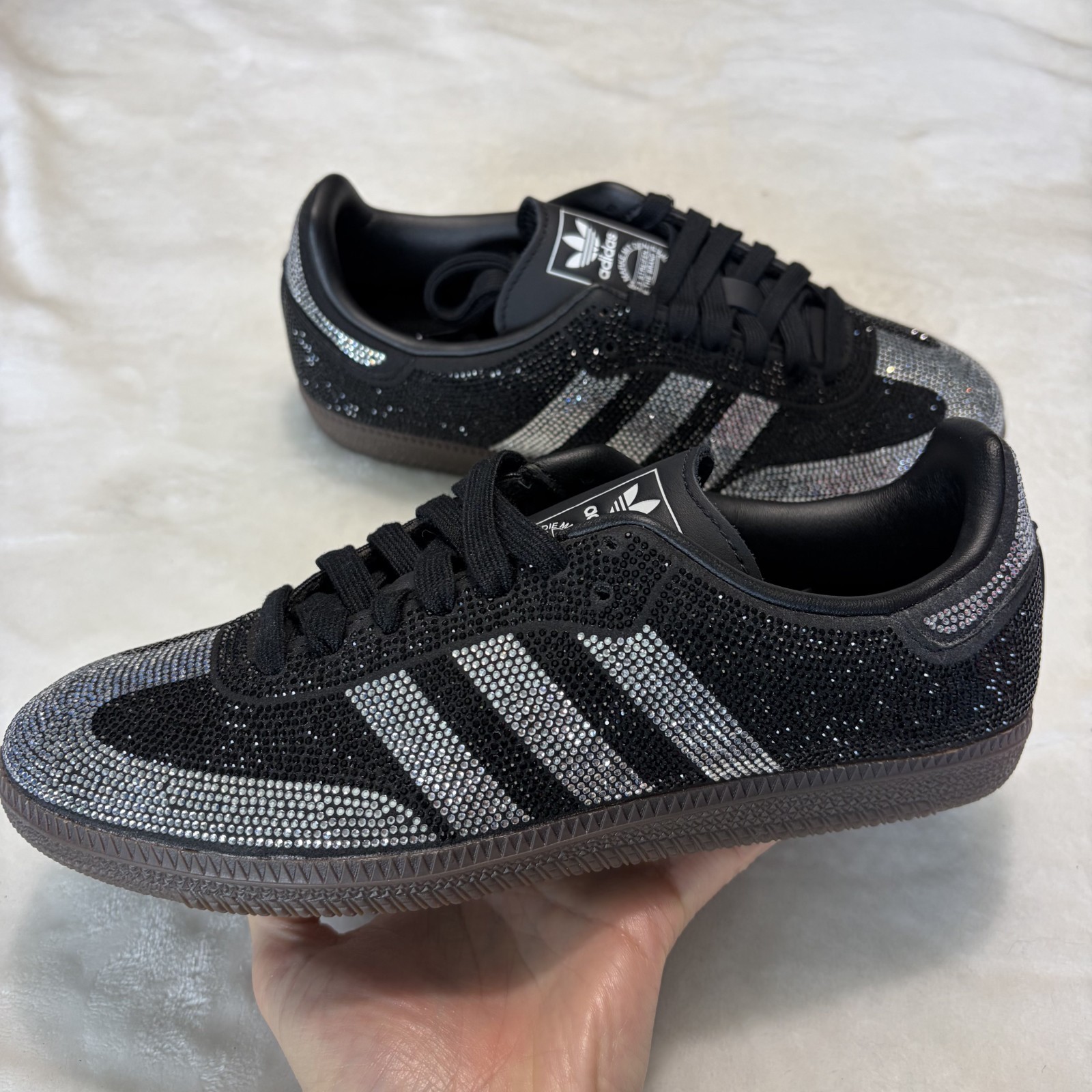 NEW adidas Samba OG Rhinestone Black Silver Women’s – IH9052