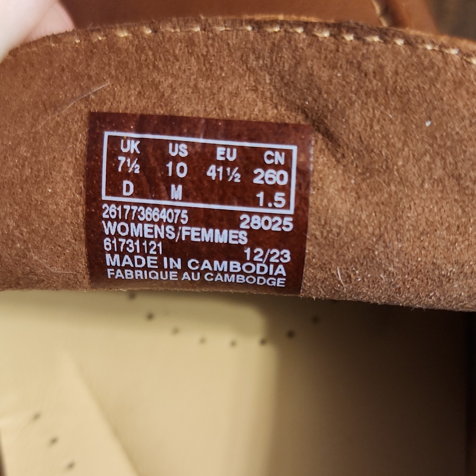 Clarks Sarafyna Iris Women’s Brown Leather Square Toe Loafers US 10 M