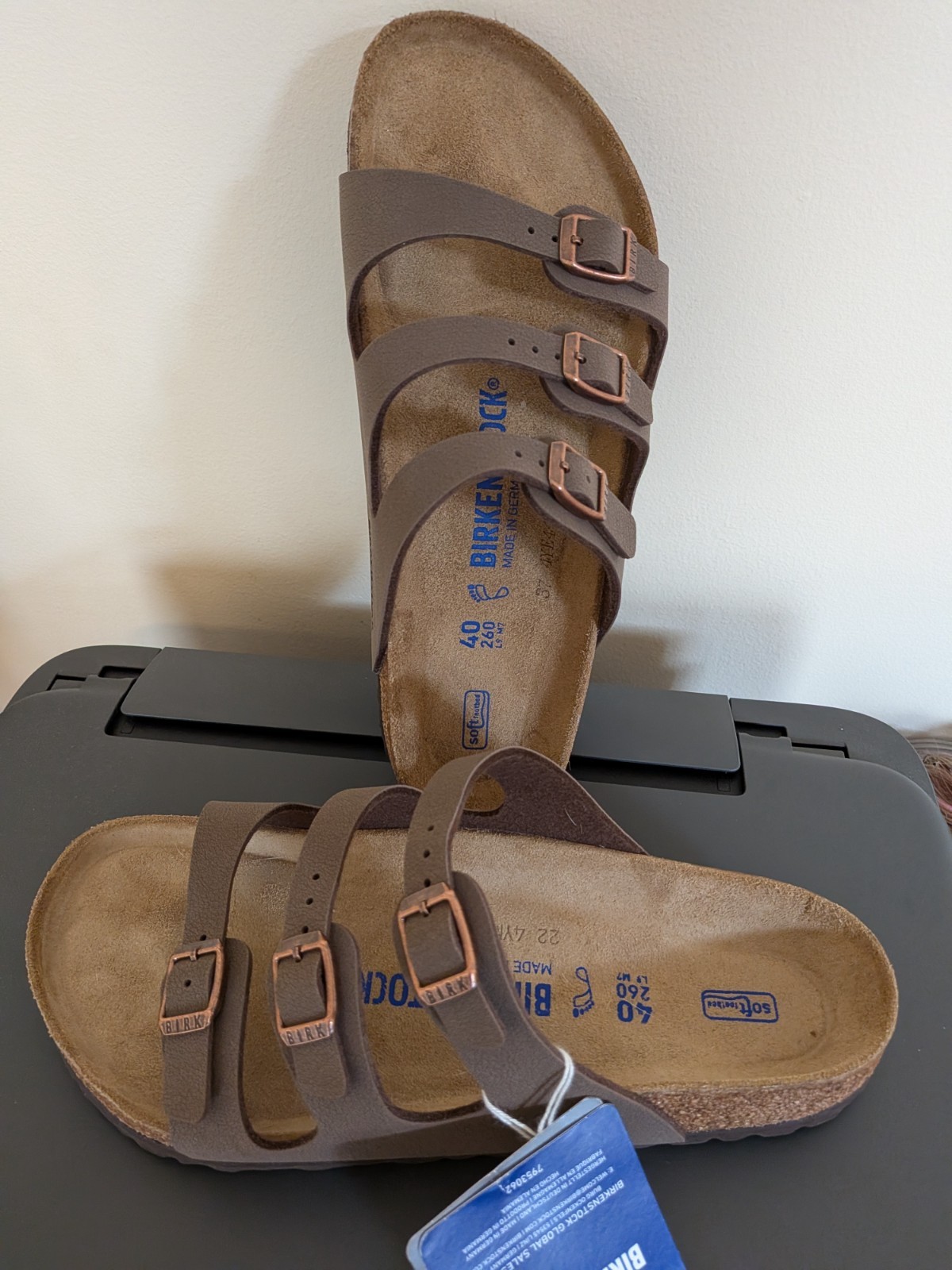 New Birkenstock Women’s Florida Soft Footbed Sandal Size 40