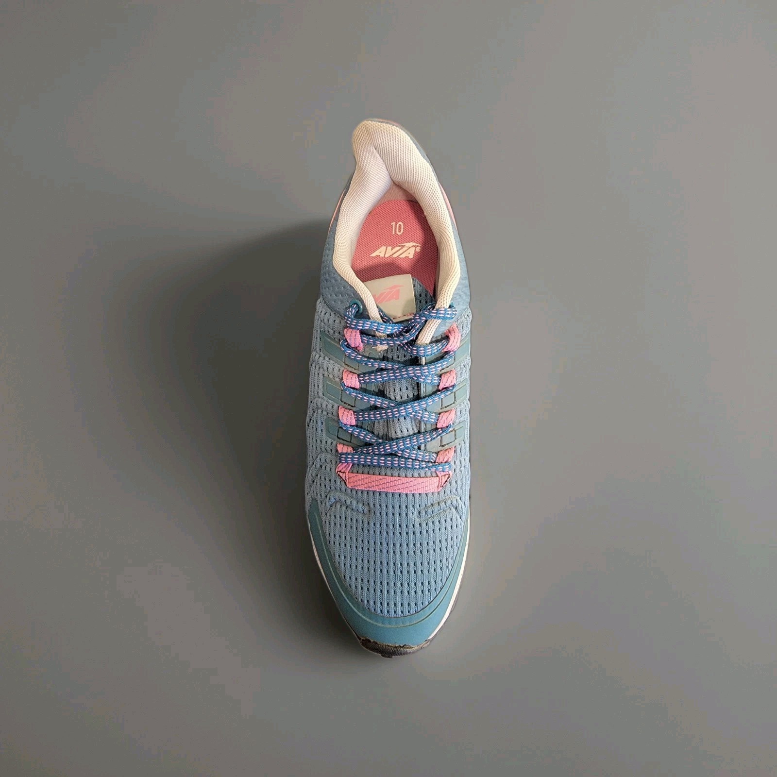 Womens AVIA Hightail Teal Pink Breathable Athletic Walking Sneakers Shoes 10