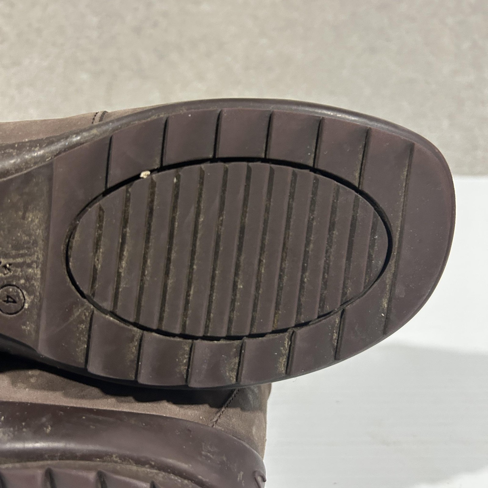 Clarks Arlina Sky Boots Womens AU 6 EU 37 Brown Suede Fur Gore Tex Snow Winter
