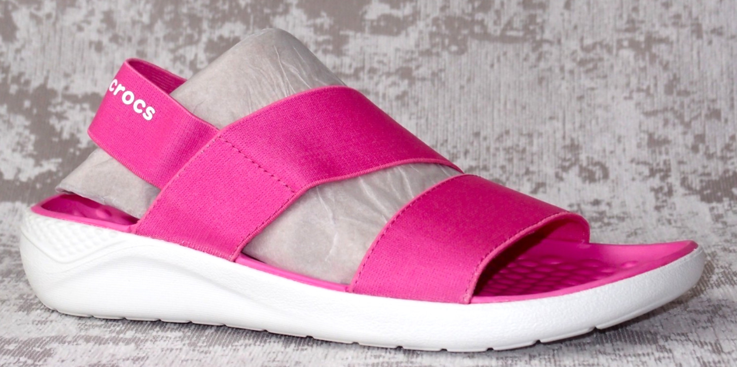 Crocs Literide Stretch Sandal ❤️RARE❤️Ltd Ed. ELECTRIC PINK❤️NWT SIZE 8❤️