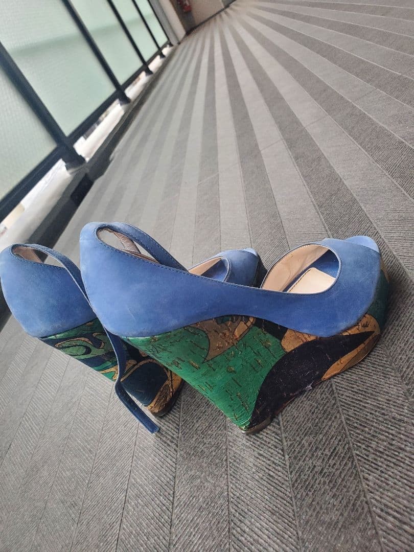 Emilio Pucci platform wedge sandals for women comfortable statement silhouette