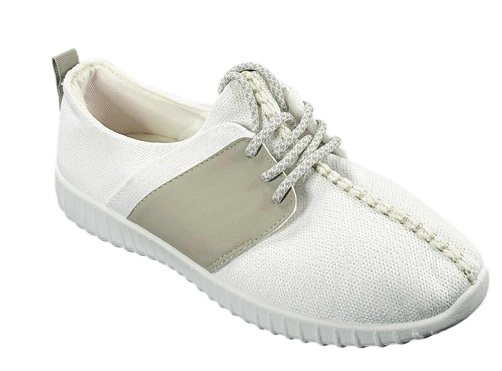 Bamboo Tilt-01S Women’s Knit Lace-Up Casual Sneakers