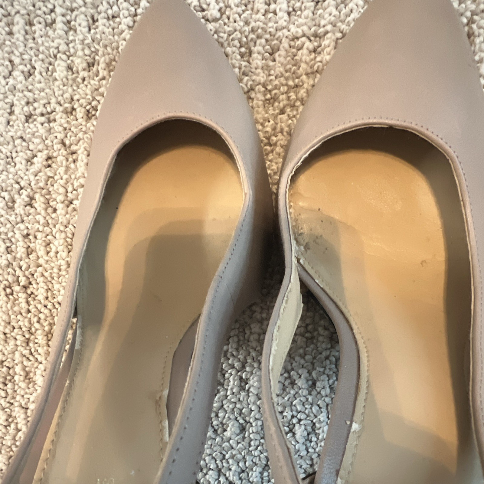MICHAEL Michael Kors Beige/Black Pointed Toe Stiletto Leather Pumps 6M