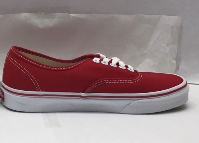 Vans Authentic Red Canvas Sneakers – Brand New with Box Mens 6.5 / Womens 8 NEW!