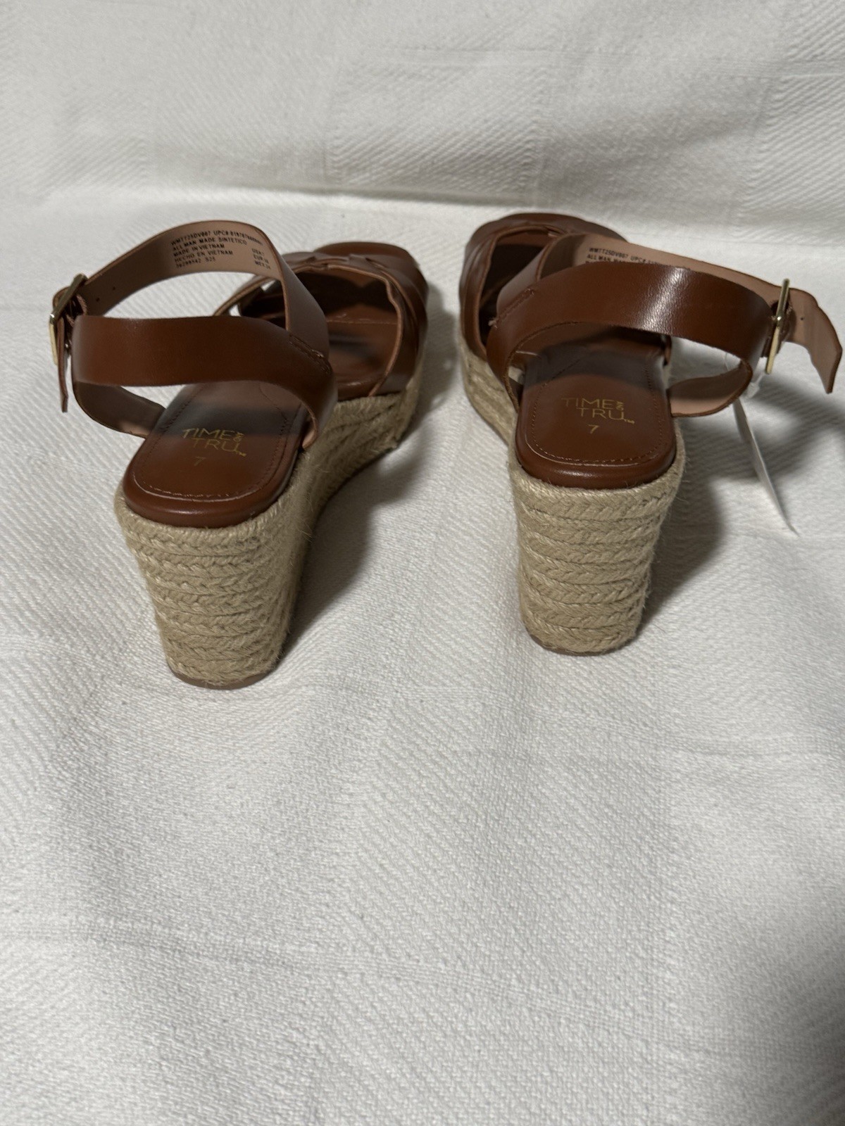 🎅🏻 Time and Tru Women’s Espadrille Wedge Sandals Size 7 MAKE OFFER