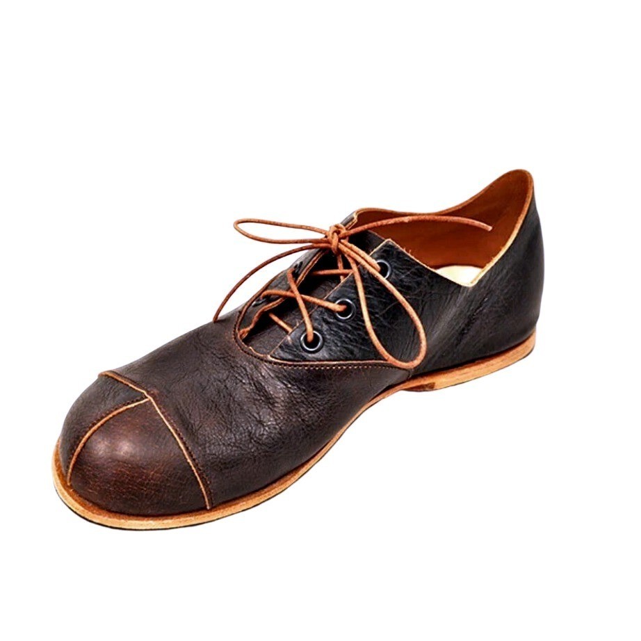 Cydwoq Wolf Womens Brown Leather Lace Up Oxfords Shoes Size 36 Hand Made USA 6