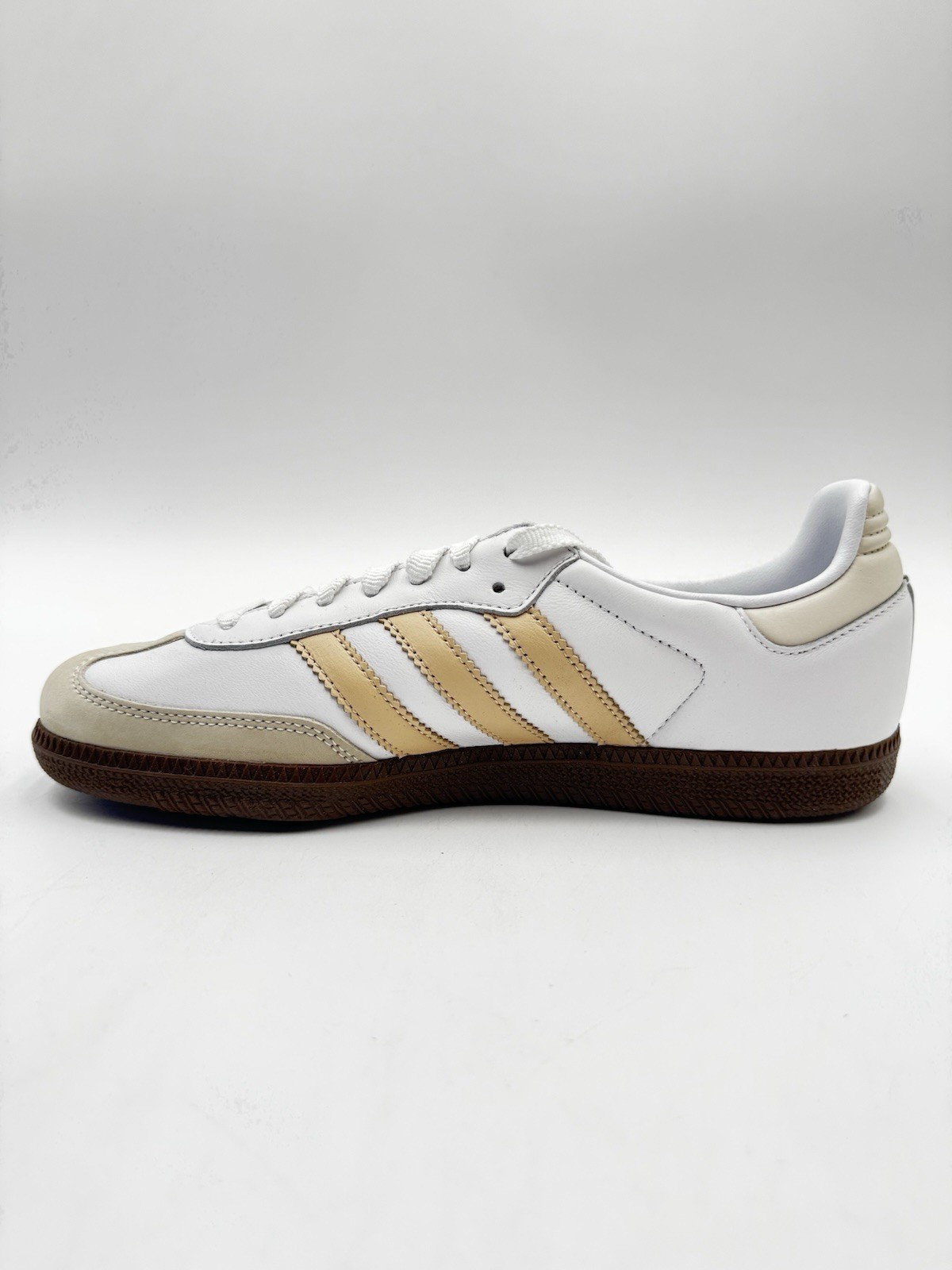 Adidas Women’s Samba OG Originals Size 8.5 White/Tan |JH7300|