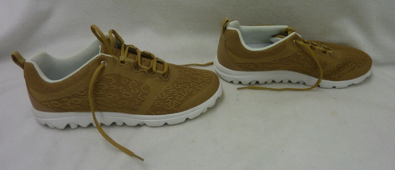 PROPET TRAVELACTIV WALKING WOMENS DARK TAN SNEAKERS SHOES SIZE 11 D(W) W5102