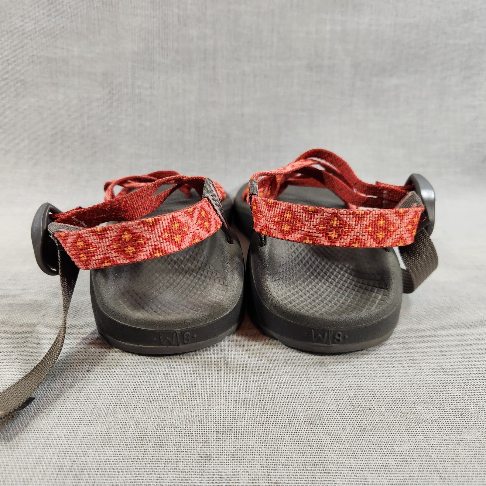 Chaco ZCloud X2 Botanic Spicy Orange Womens Size 8 Sandals Shoes Strappy